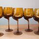 Verres à pieds design vintage