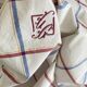 Antique Scottish tablecloth monogrammed CG - Cotton - 140x140 cm