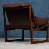 Mid-Century Armchairs in Rosewood by Torbjørn Afdal for Nesjestranda Møbelfabrikk, 1960s, Set of 2