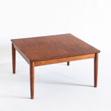 Vintage coffee table scandinavian style teak. france 1960