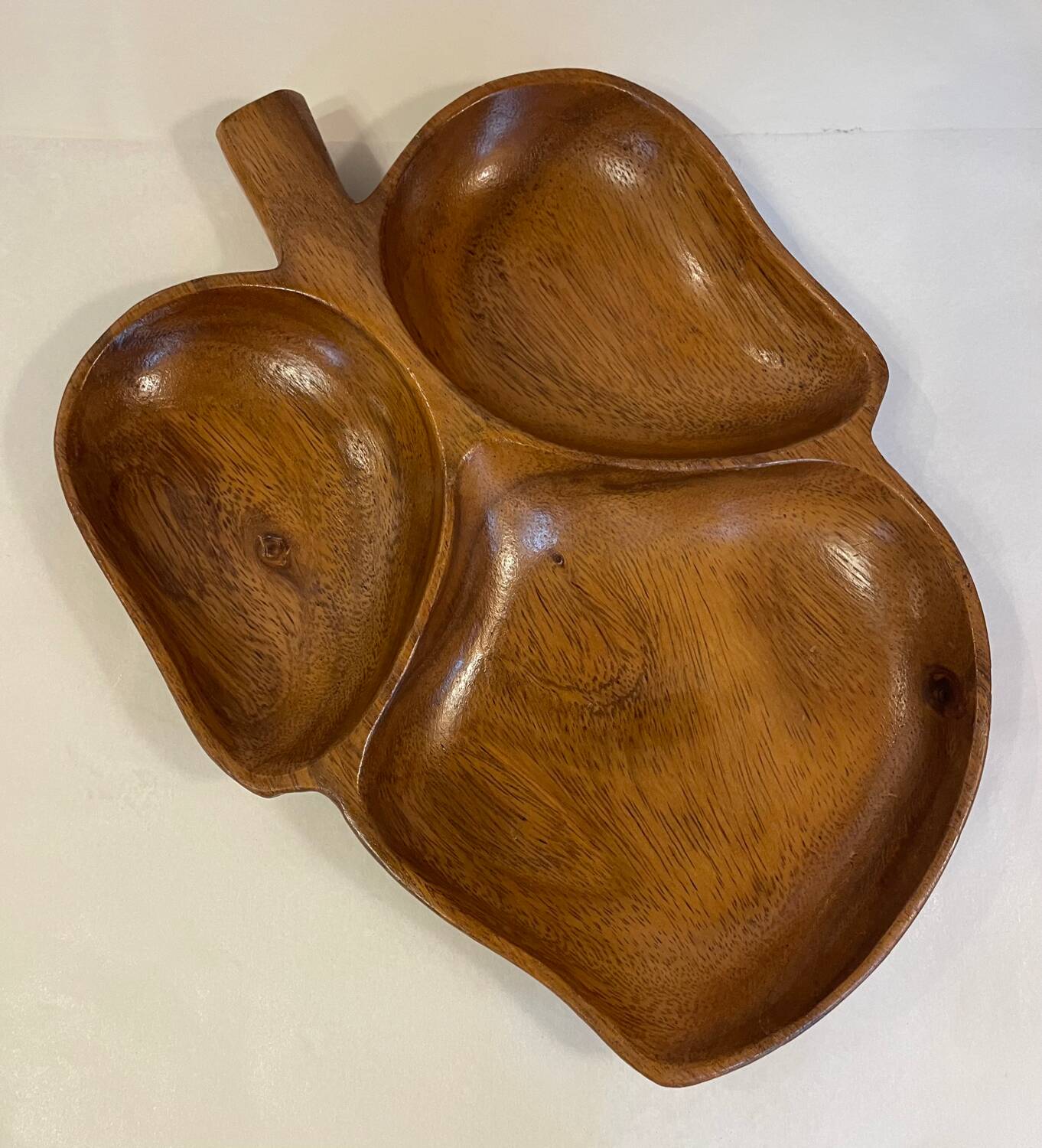 Small teak fruit bowl