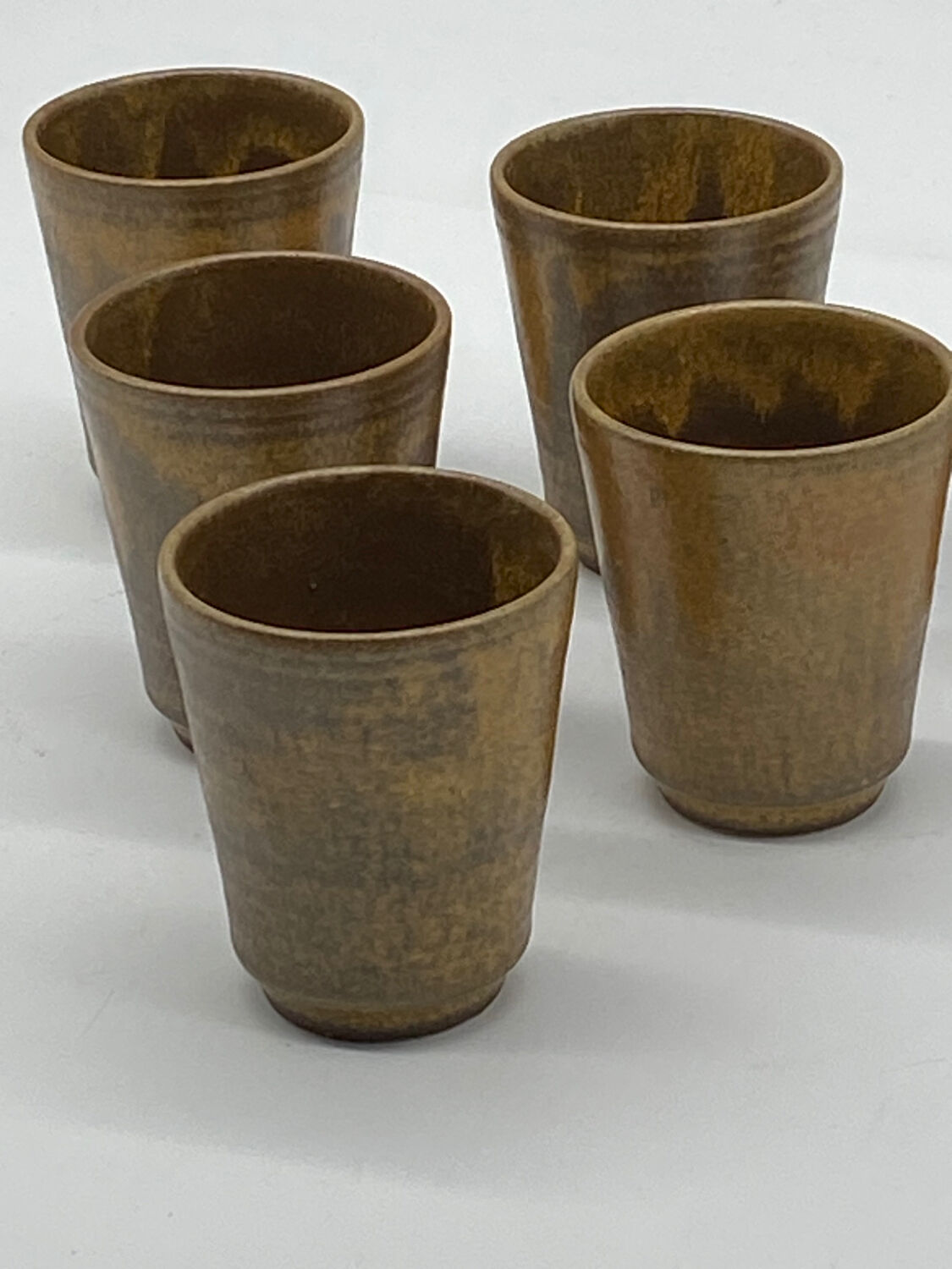 Glass / ceramic cup / stoneware / Digoin / vintage