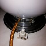 Lampe boule opaline année 50