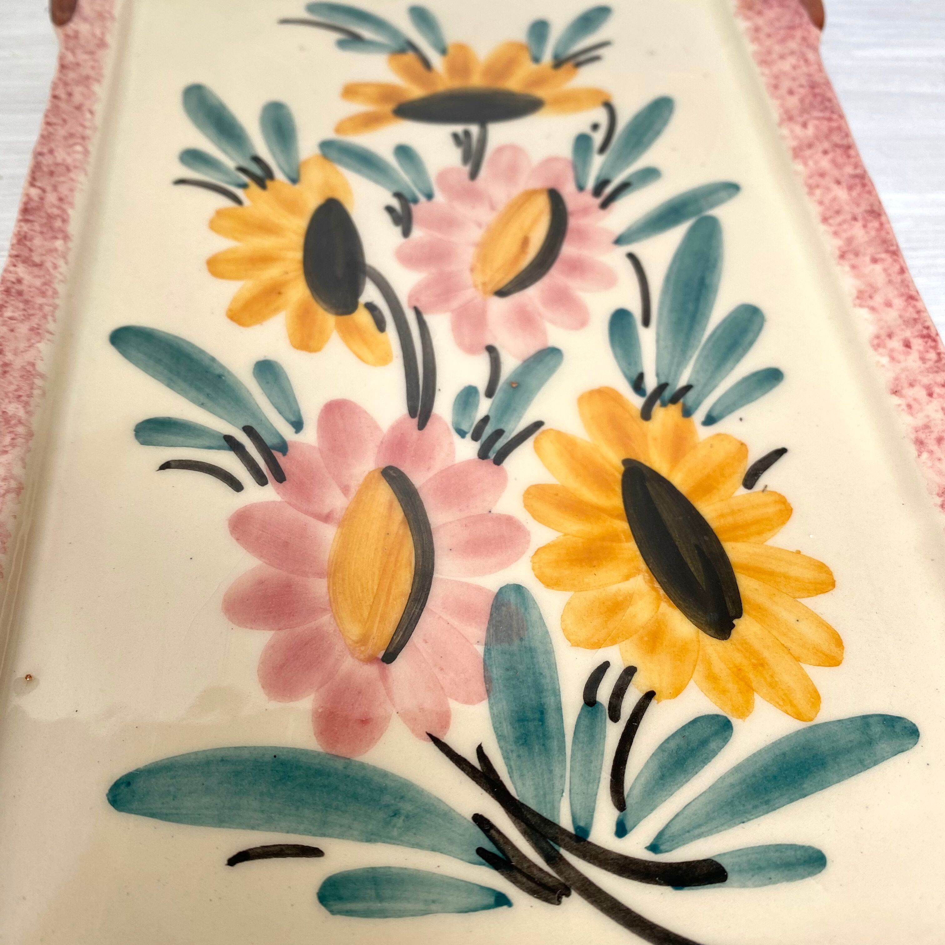 Rectangular handmade ceramic dish