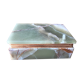 Boîte à cigare en marbre vert