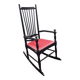 Wooden rocking chair / Fabric year 1967