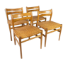 Lot de 4 chaises conçu par Børge Mogensen