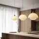 Suspensions Lustre ceiling light Opaline glass France POP 1960 Decoration reduced