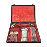 Silver metal housewife in box