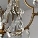 Lustre pampilles en cristal style Louis XVI, XXème