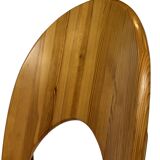 Vintage set of four pinewood chairs Rainer Daumiller minimalist design