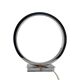 Lampe de table moderniste européenne des années 1990 – design élégant en chrome et led