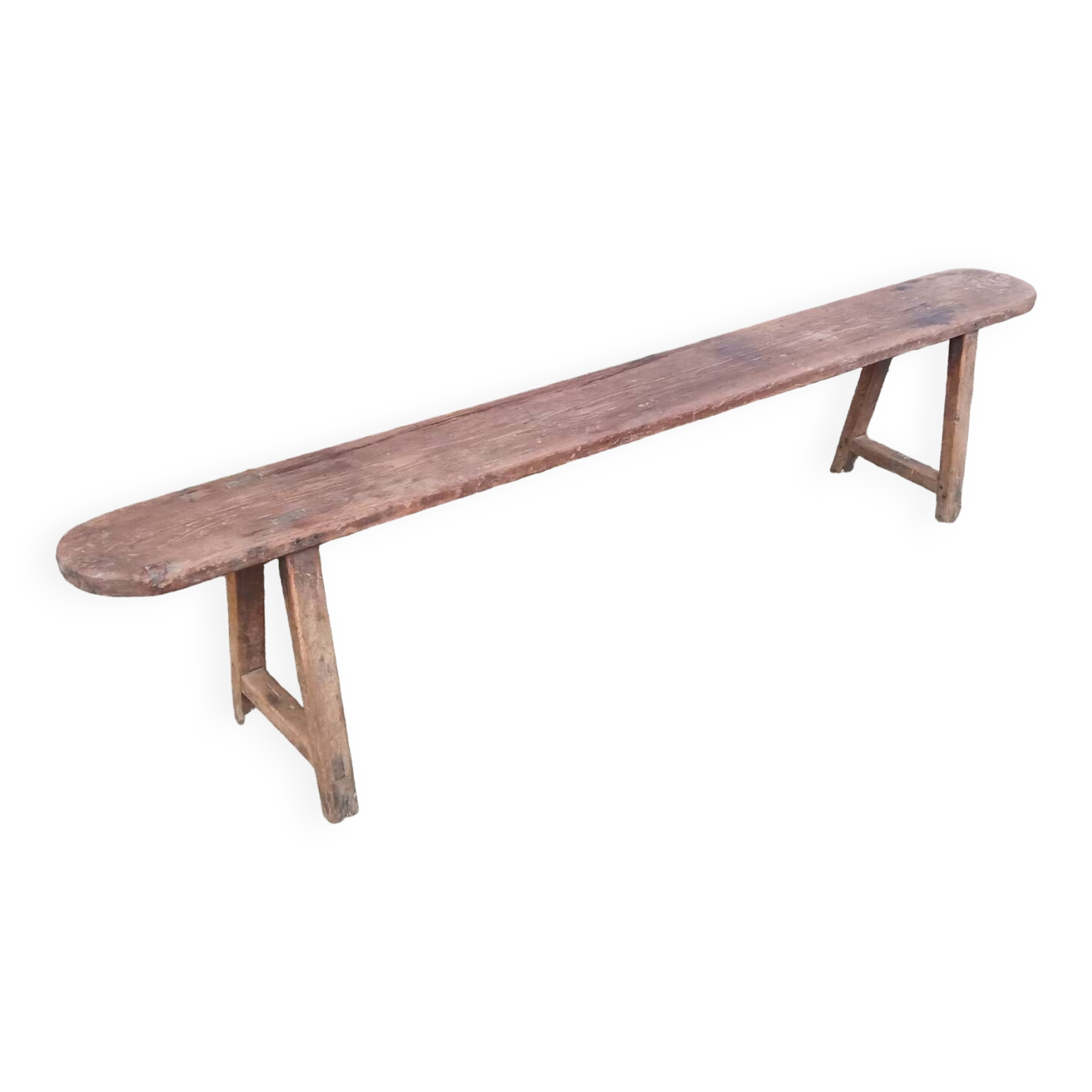 Banc de ferme ancien en chêne
