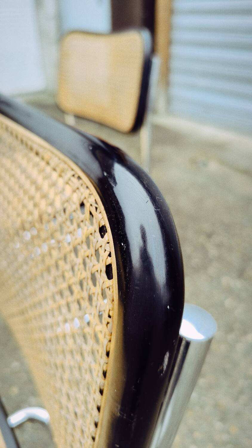 Pair of Cesca B32 chairs by Marcel Breuer