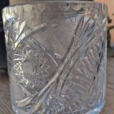 Cut crystal candy box