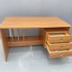 Writing desk, vintage wooden desk, 1980s, Czechoslovakia