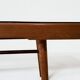 Table basse Tchécoslovaque 1960s, plateau verre noir