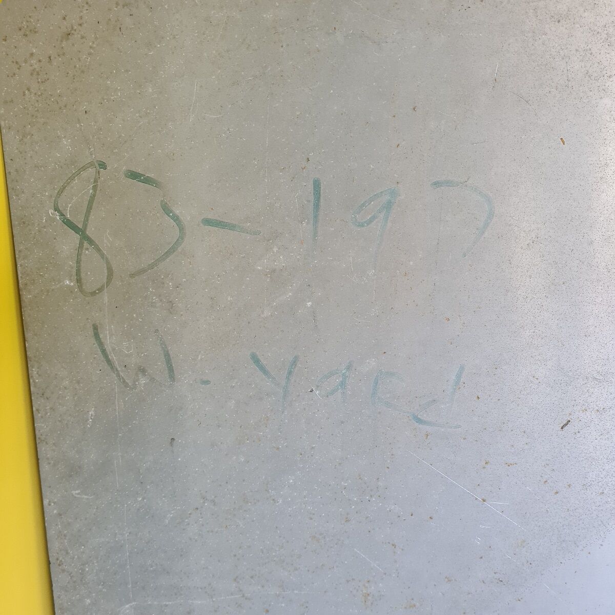 Used american vintage road sign from Los Angeles, 1980s