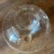 Petite Dame Jeanne en verre bullé transparent
