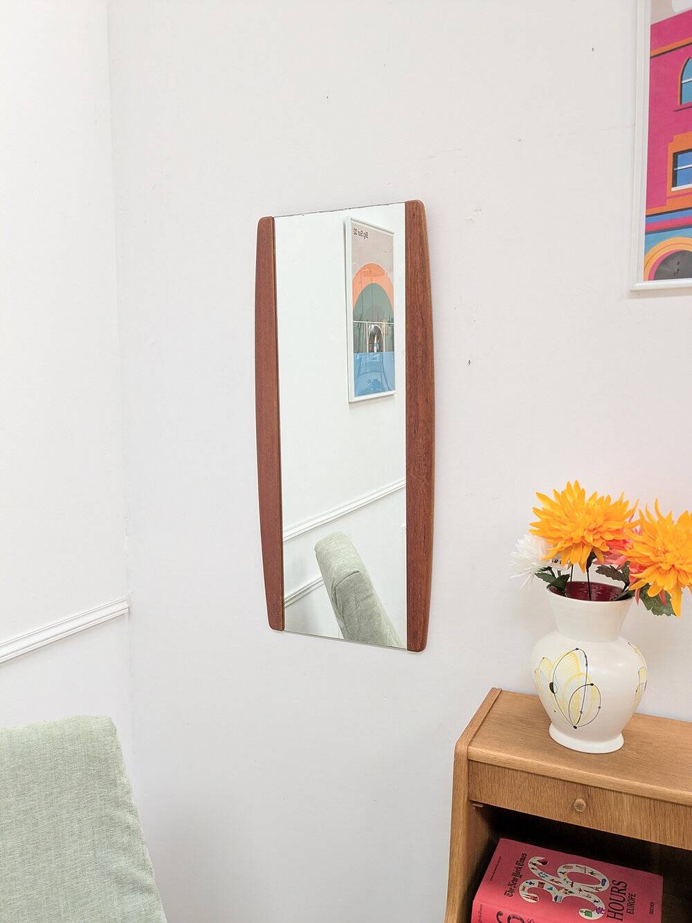 Scandinavian wall mirror