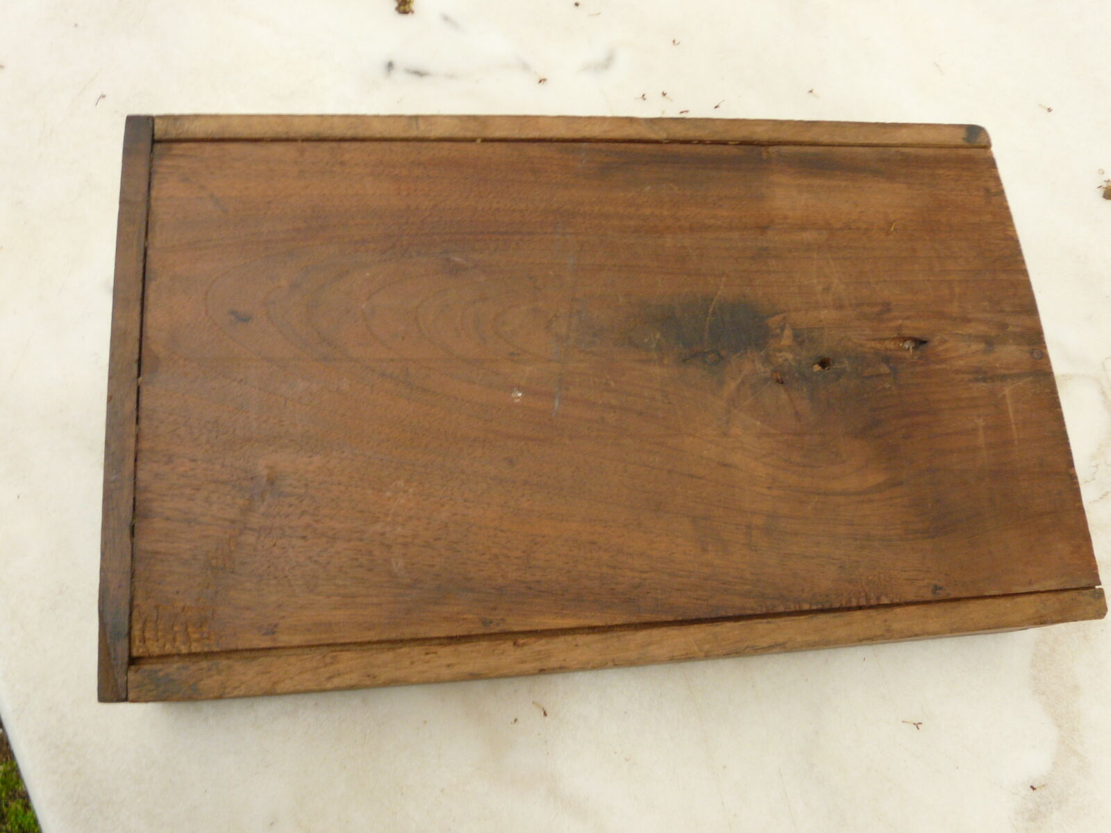 old wooden or cutlery toolbox