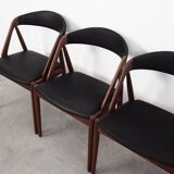 Set of four teak chairs, Danish design, 1970s, designer: Kai Kristiansen