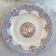 2 assiettes plates Longwy Fecamp en terre de fer