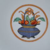 Haviland Limoges porcelain 6 dinner plates "A la corbeille" decor