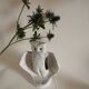 Vintage lamp owl owl ceramic faience