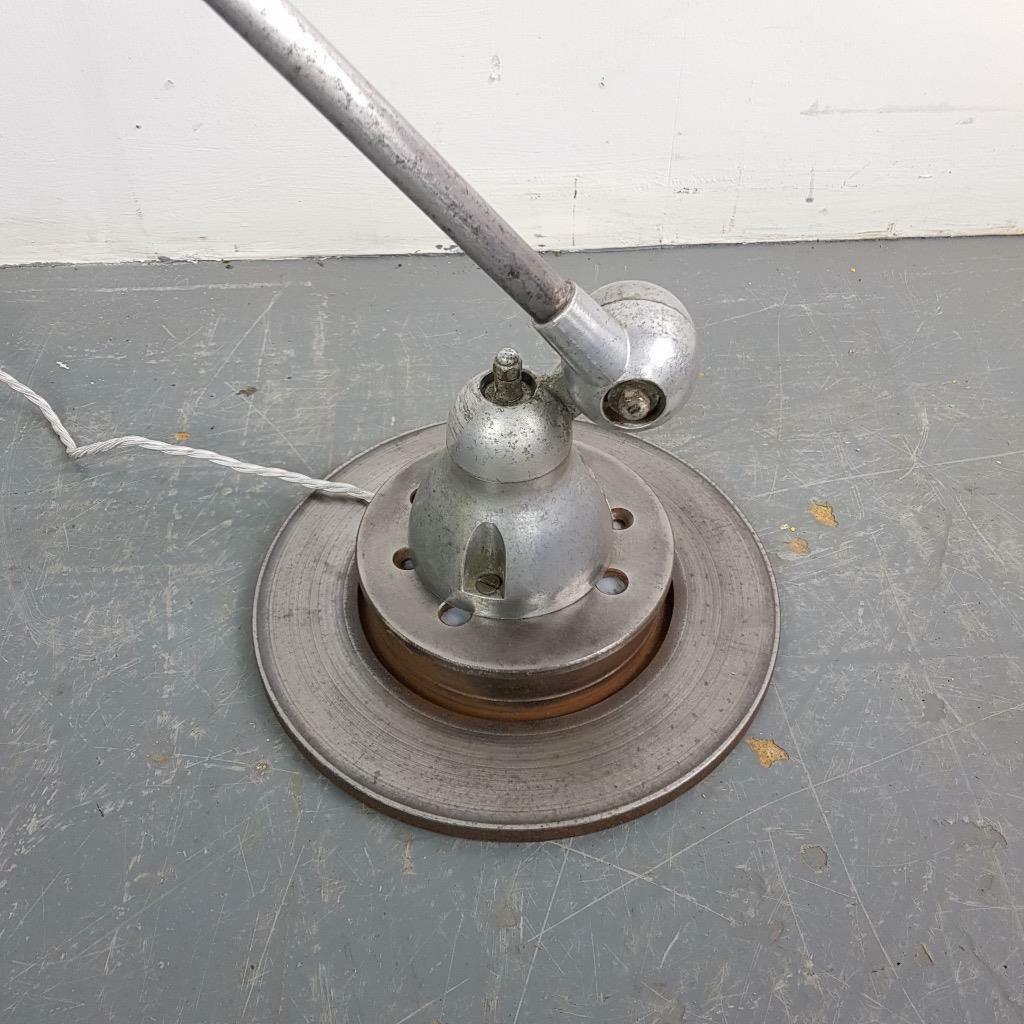 Vintage industrial lamppost stripped and polished Jielde