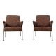 Pair Of “Bat” Armchairs By Wchód Zadziele, Poland, 1960’S