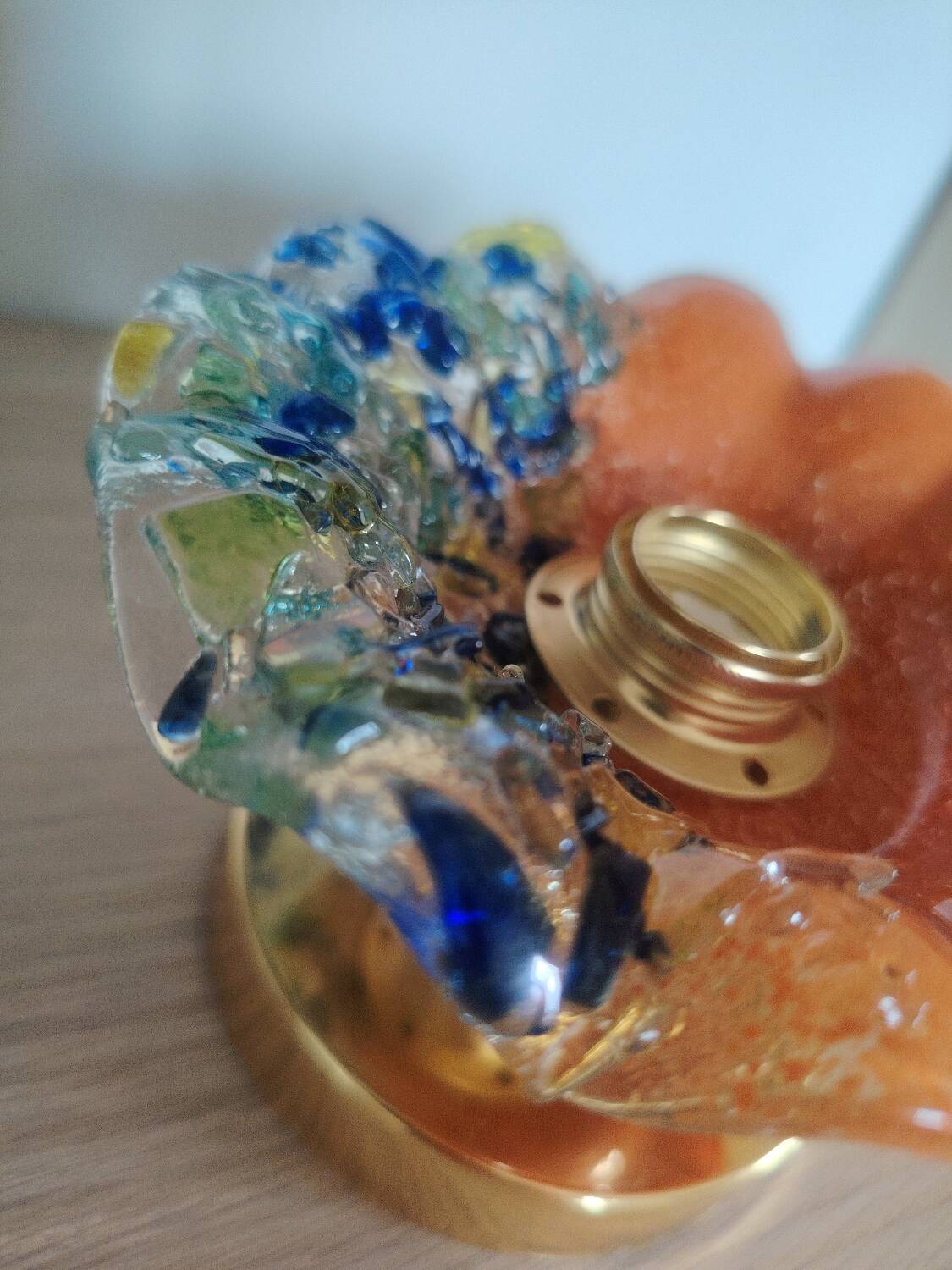 Murano flower wall light