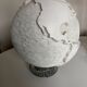 Space Age plaster globe in relief 1960 XXL