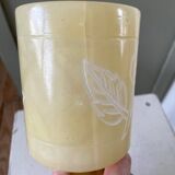 Small vintage alabaster floor lamp