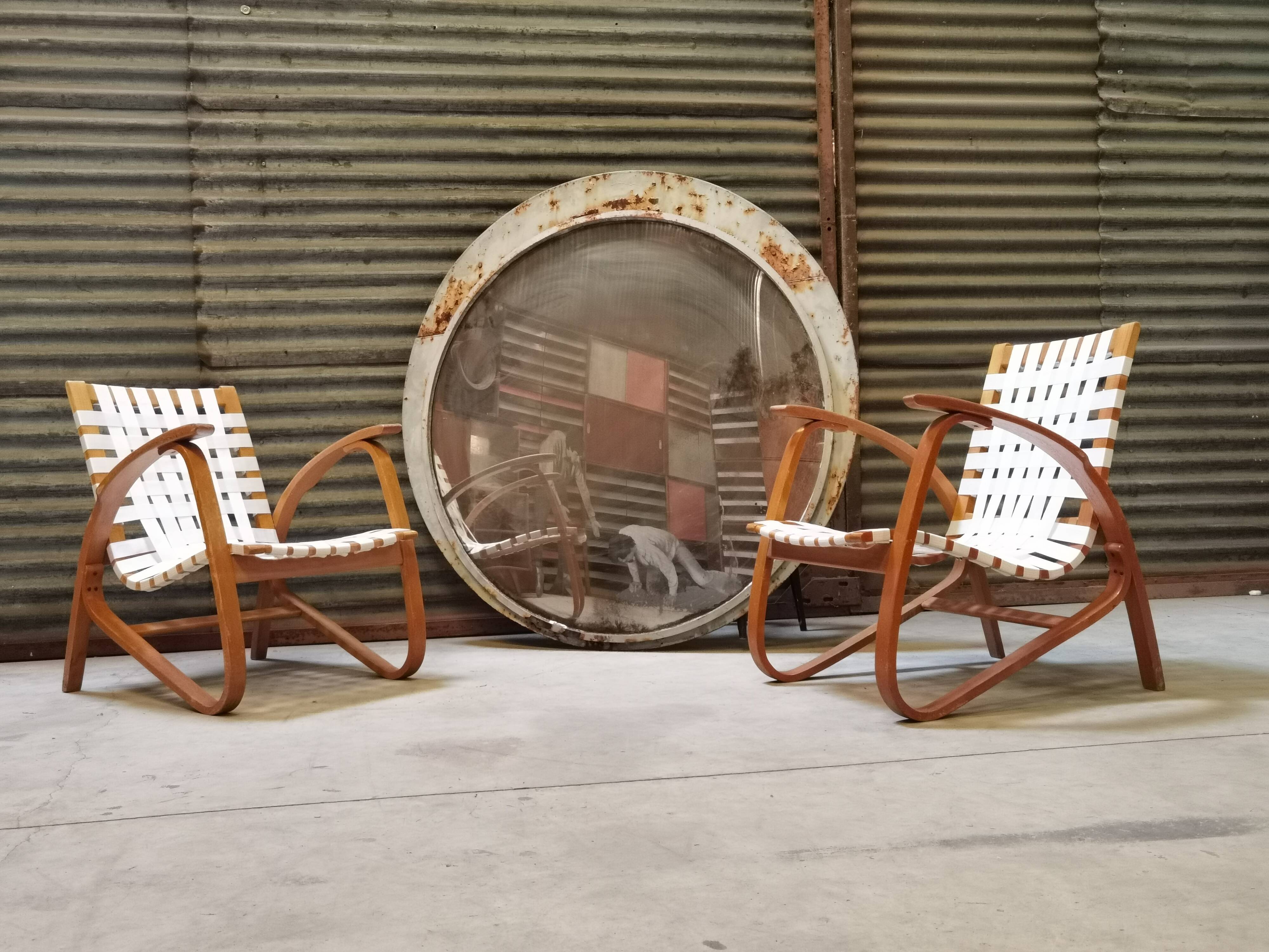 Paire de fauteuils par Jan Vanek pour Up Zavody 1930