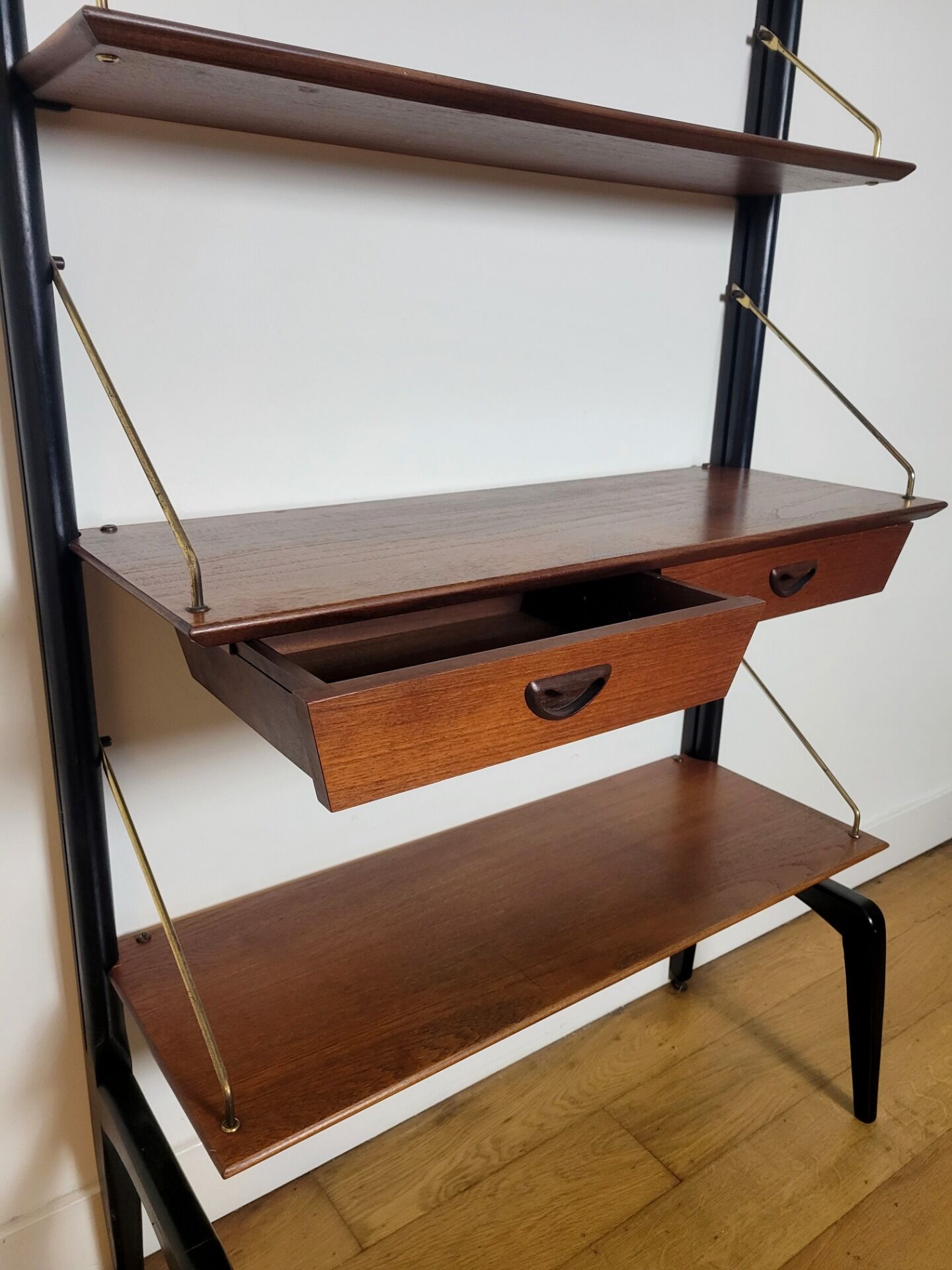 Vintage modular wall unit by Louis van Teeffelen for Wébe