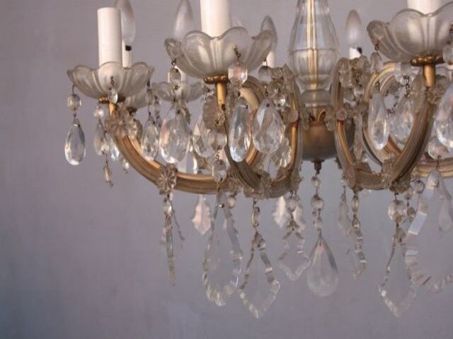 lustre à pampilles  1960