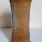 Vintage enameled stoneware potter's diabolo vase