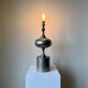 Large sculptural table lamp, Philippe Barbier style. France 1960-70s