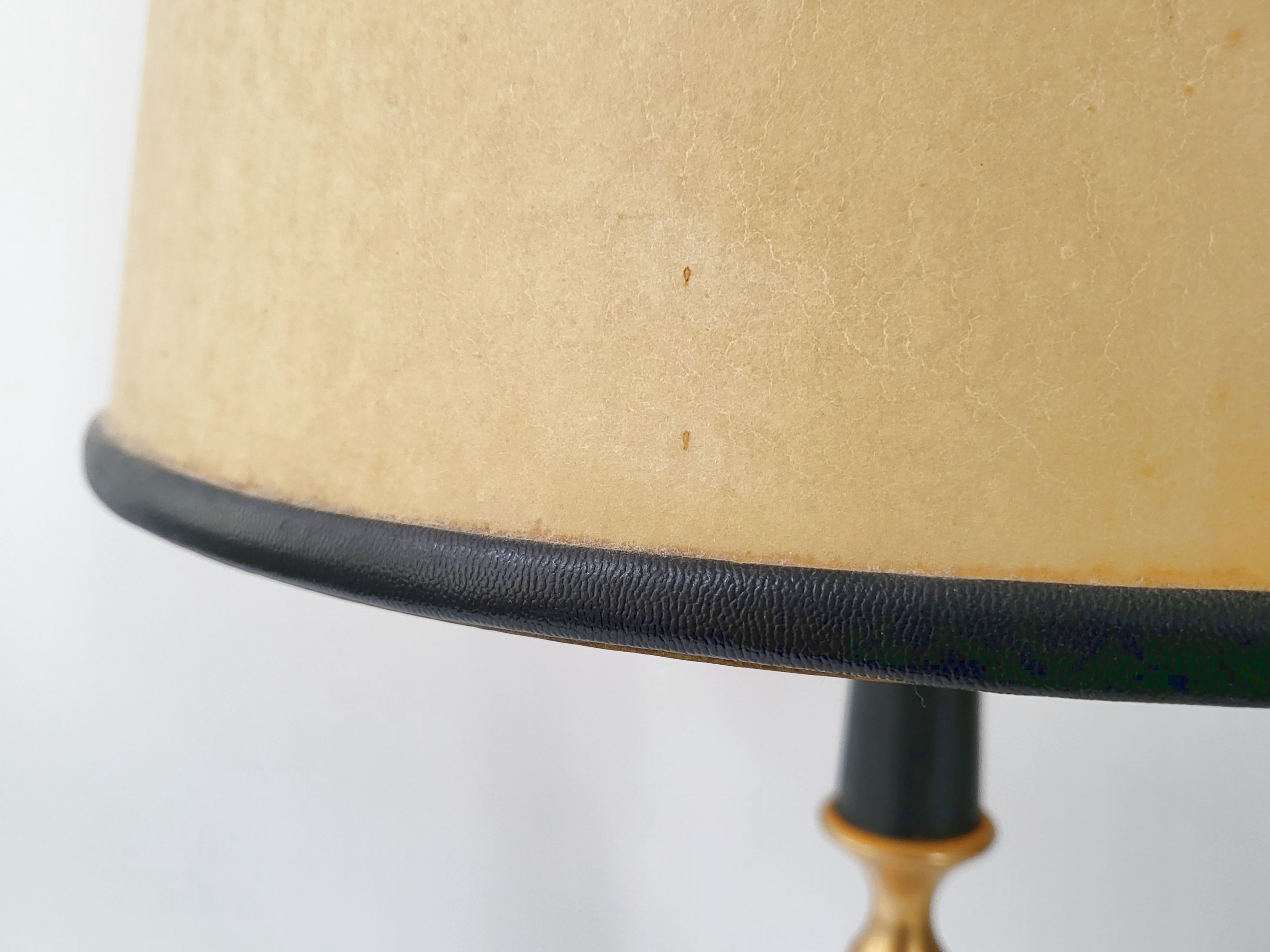 Leather lamp the Tanner 1970 vintage