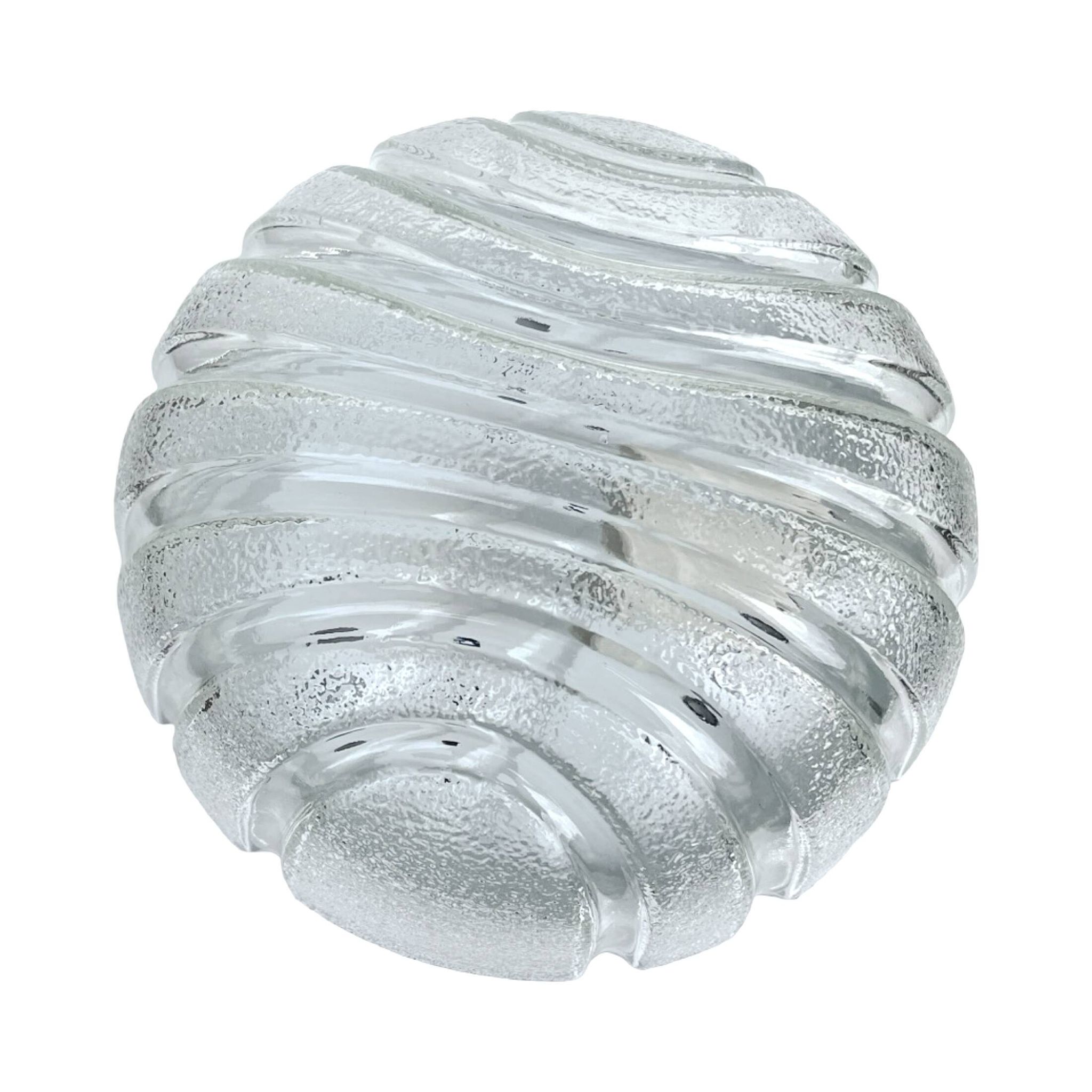 Plafonnier en verre, Eickmeier Leuchten, Allemagne, années 1970.