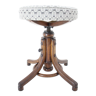 Tabouret de hêtre courbé des années 1930, Tchécoslovaquie