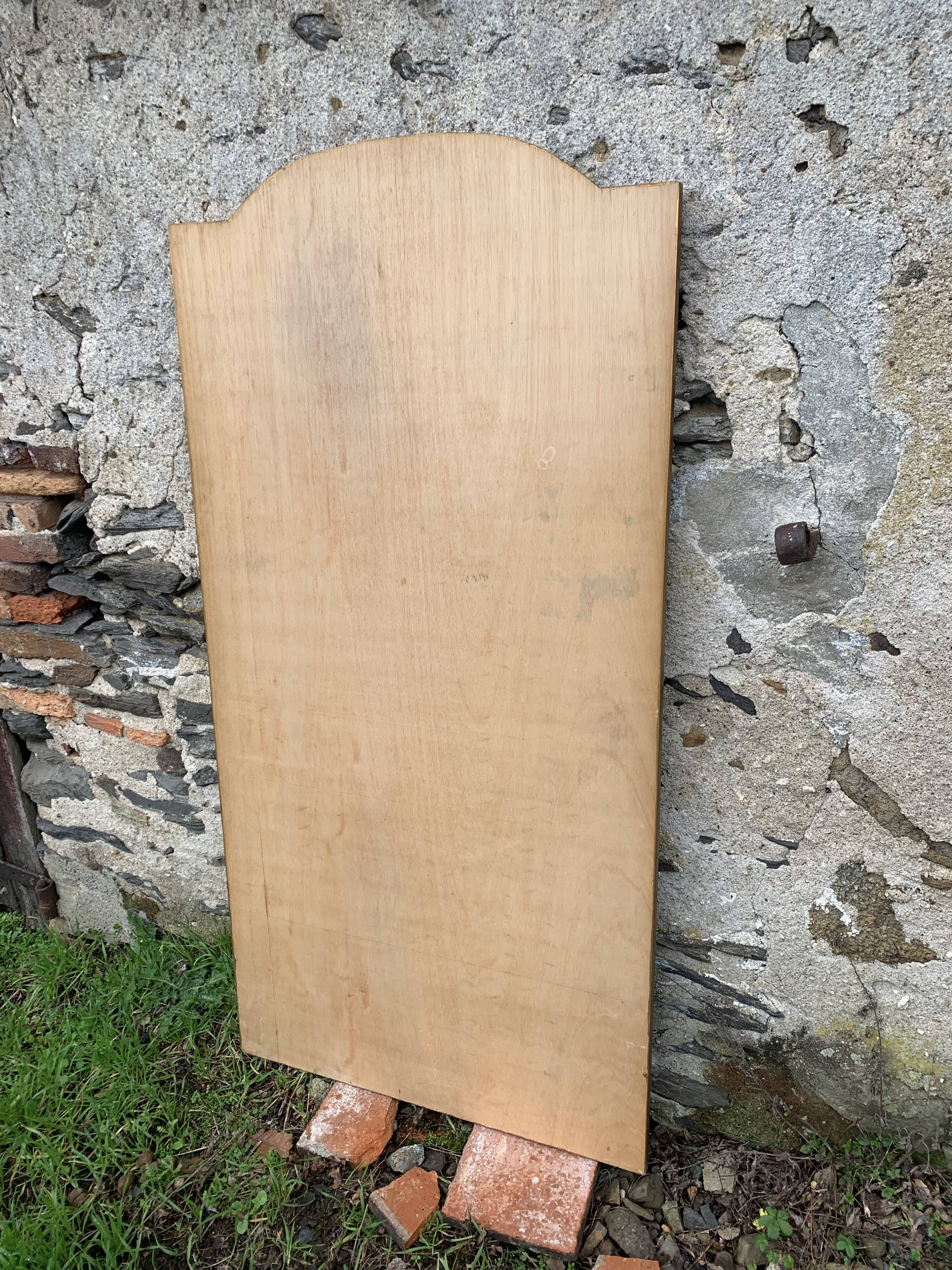 Large beveled antique mirror 75x150cm