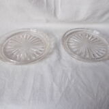 Pair of molded glass bottle mats