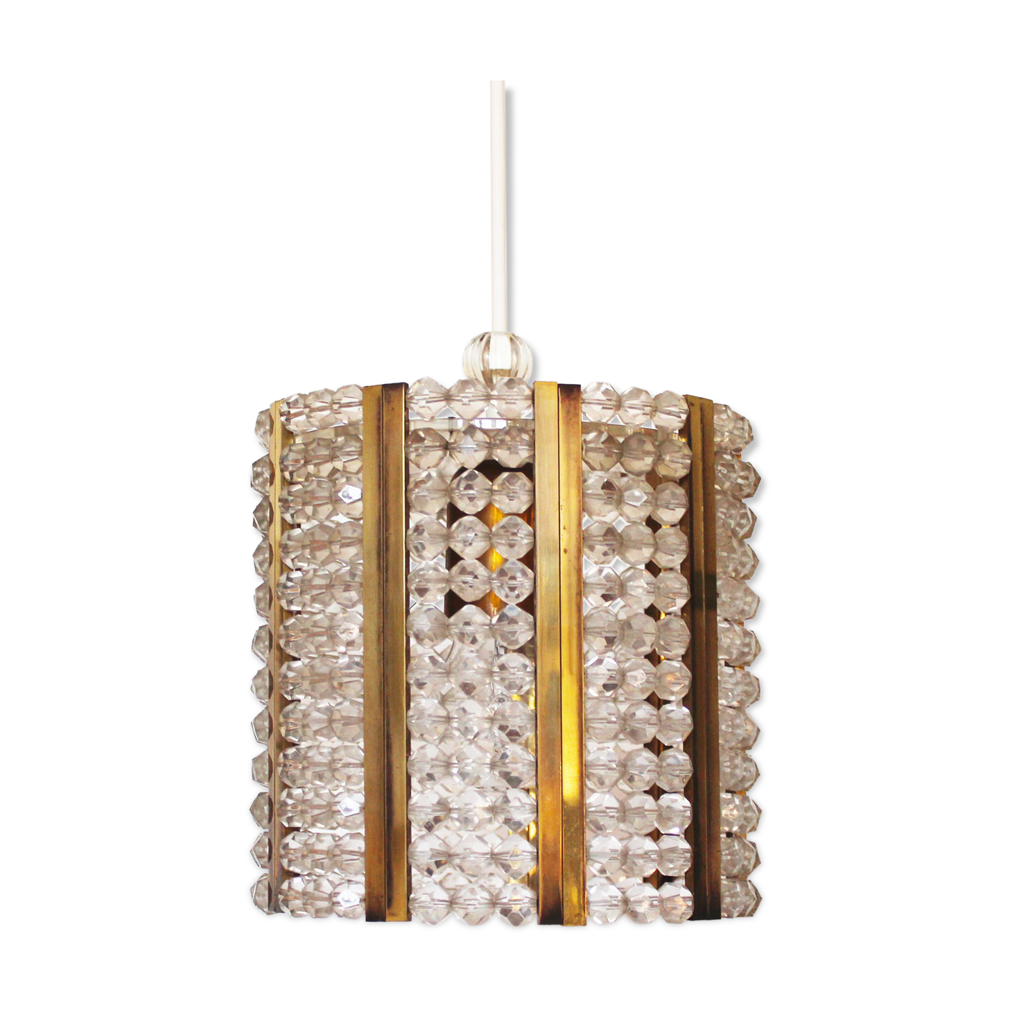Vintage pendant chandelier by Emil Stejnar for Rupert Nikoll - Austria 1960's