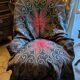 Wool Jacquard plaid with Jamawar design 173 × 109 cm