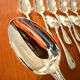 Christofle pearls, dessert cutlery 12 forks 12 spoons 17cm