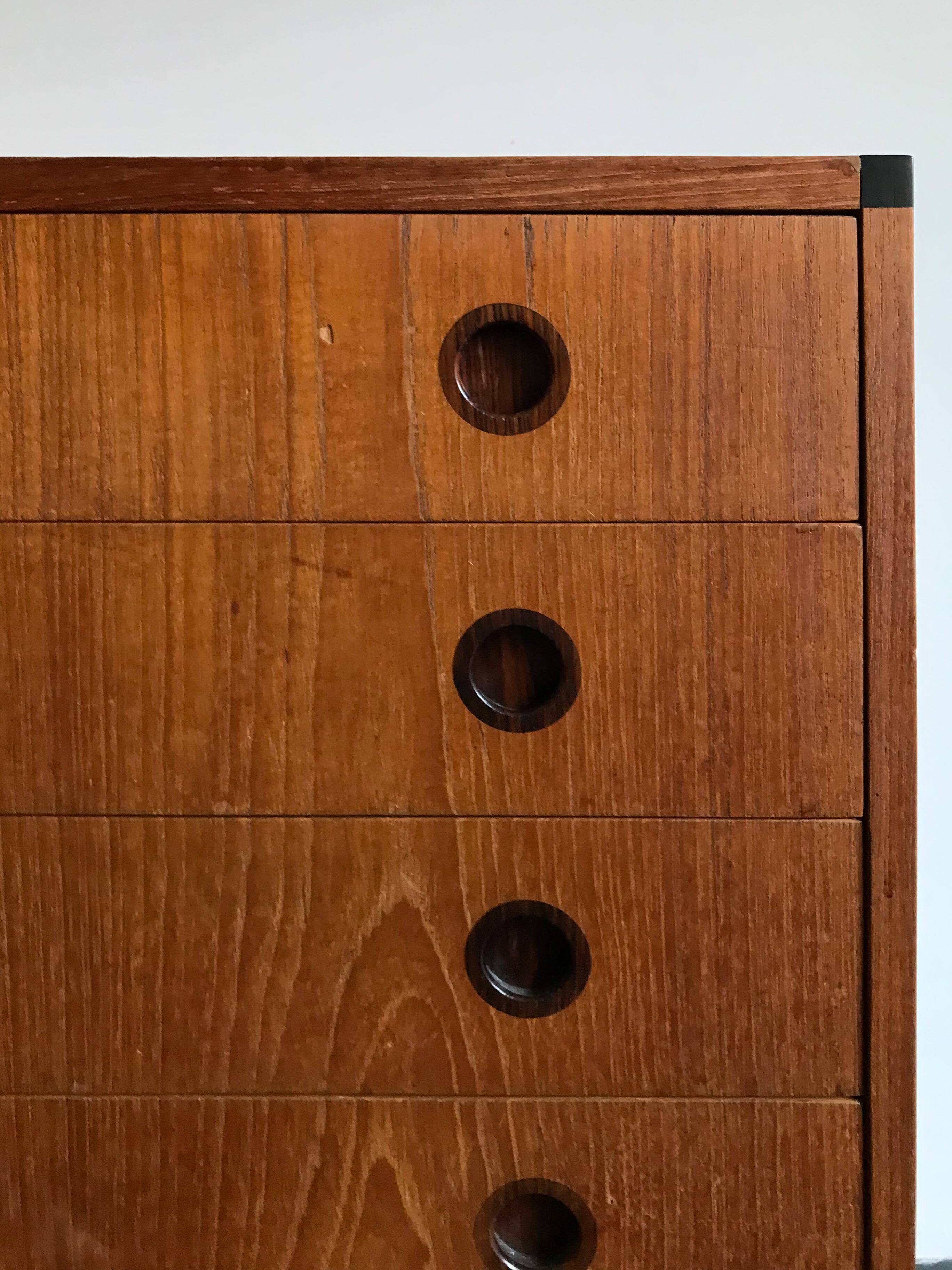Commode d'Aksel Kjersgaard en teck années 1960