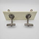 set of 2 Art Deco coat hooks