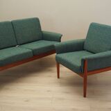 Salon, design danois, années 1960, designer : Grete Jalk, fabricant : Fra